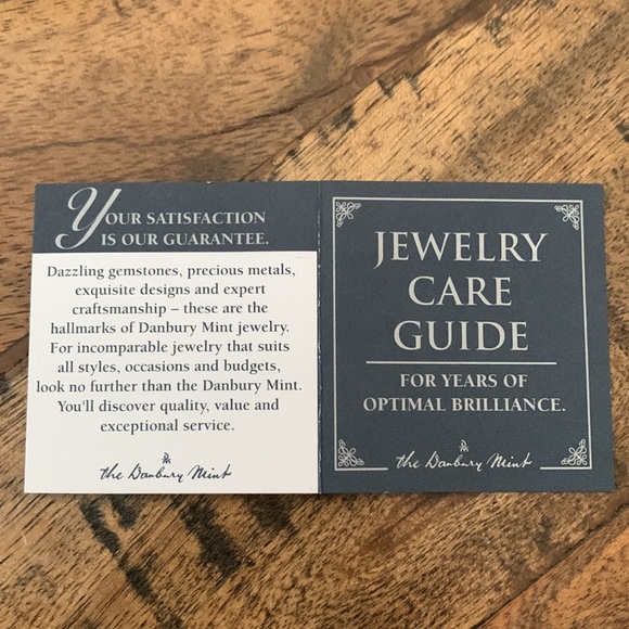 Danbury Mint Initial “K” Diamond & Crystal Necklace - Picture 8 of 8